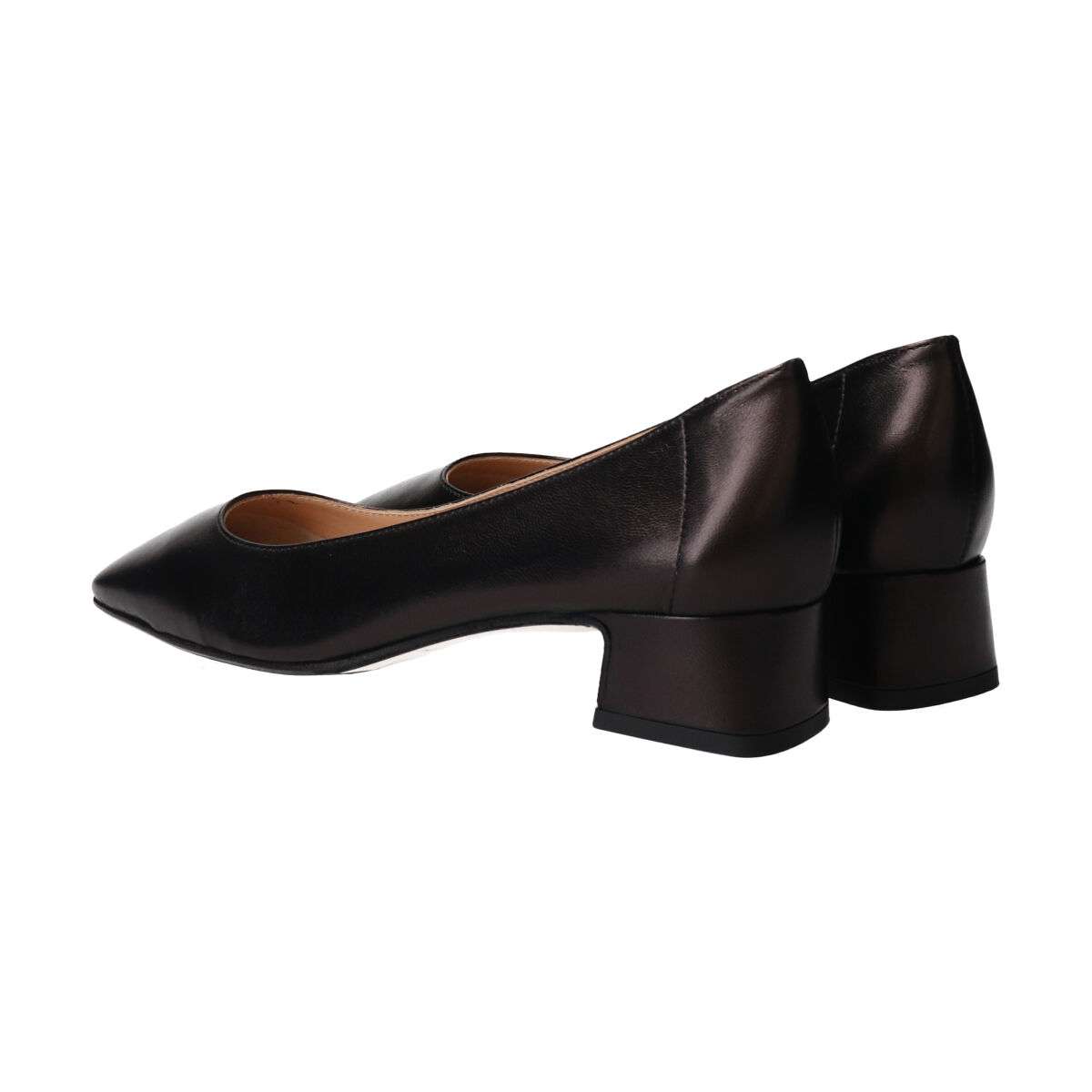 FABIO RUSCONI 「【FABIO RUSCONI】スクエアトウフレアヒールパンプス」|パンプス|