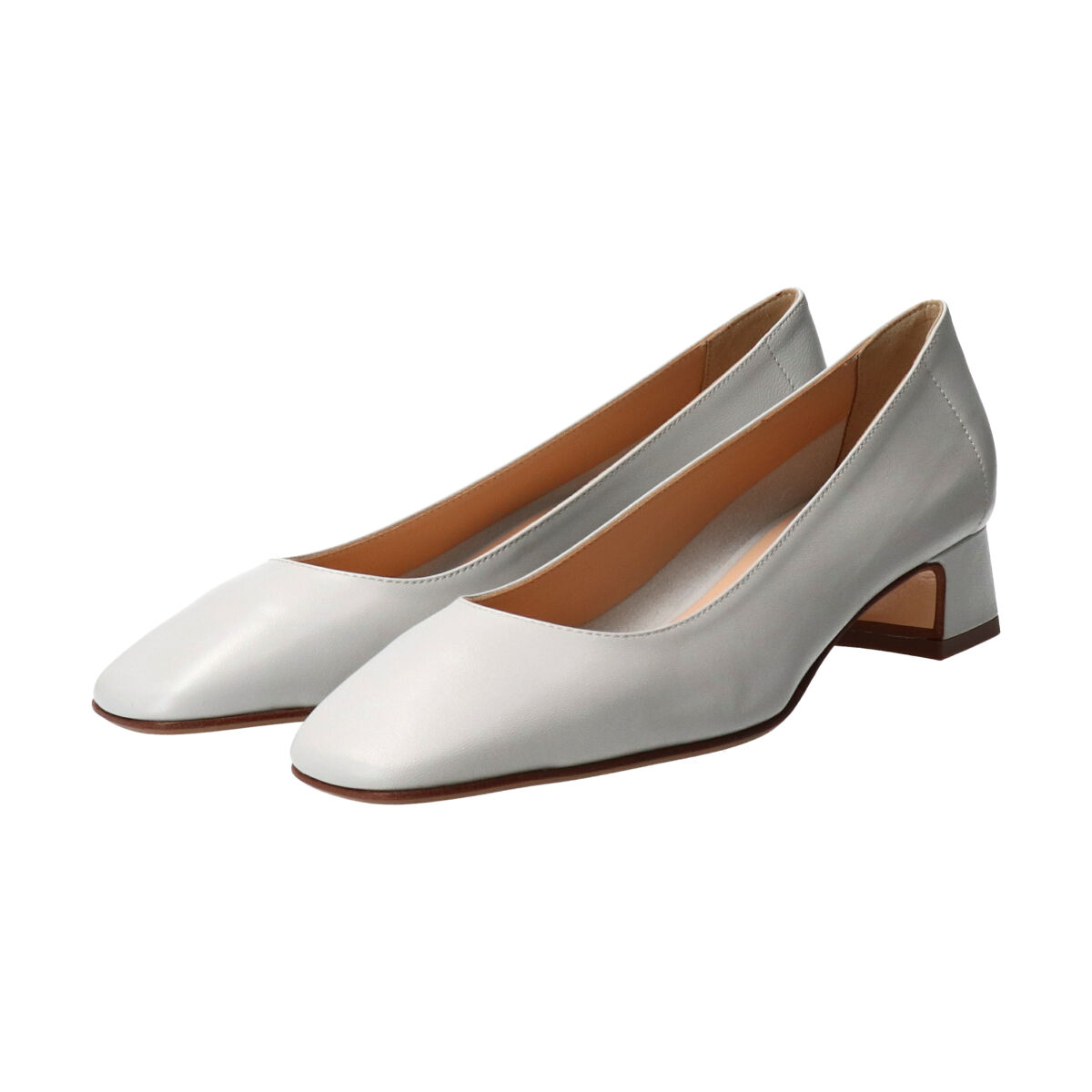 FABIO RUSCONI 「【FABIO RUSCONI】スクエアトウフレアヒールパンプス」|パンプス|