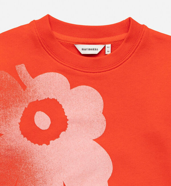 Marimekko「【kids】Kukoistus Unikko Placement Ⅰ スウェット」|スウェット・ジャージ|