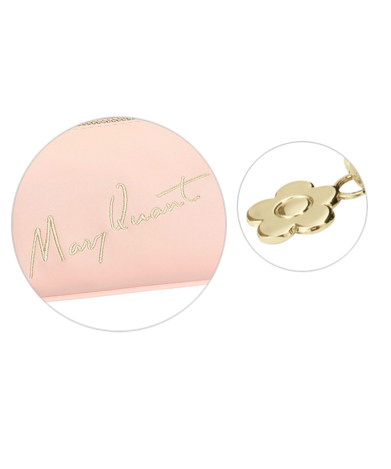 MARY QUANT「サインロゴデイジーパッチ スクエアペンケース」|ポーチ|