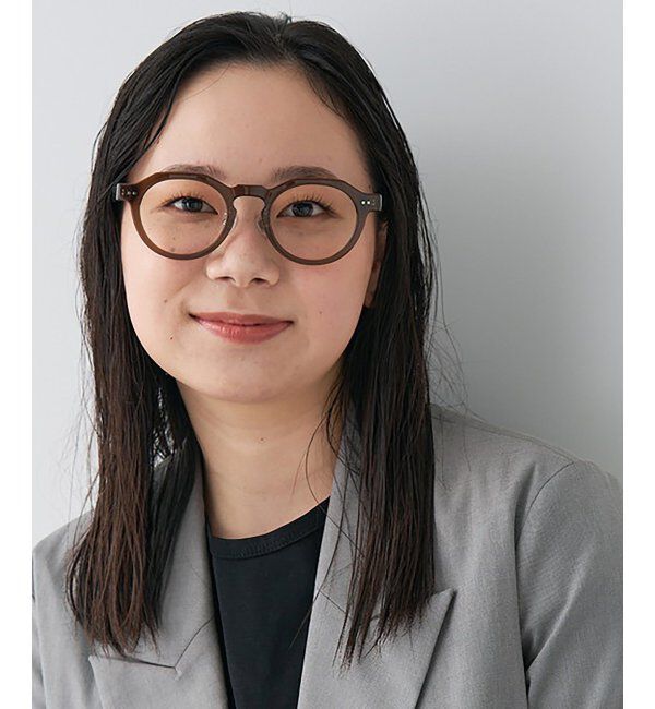  「[セール価格]CLASSIC(クラシック) レンズ交換券付」|メガネ|薄ブラウン1