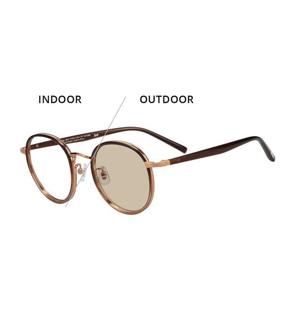  「ボストン型 調光サングラス｜UNITED ARROWS ﾚﾝｽﾞの色が変わる UVカット 紫外線対策 ユナイテッドアローズ」|サングラス|