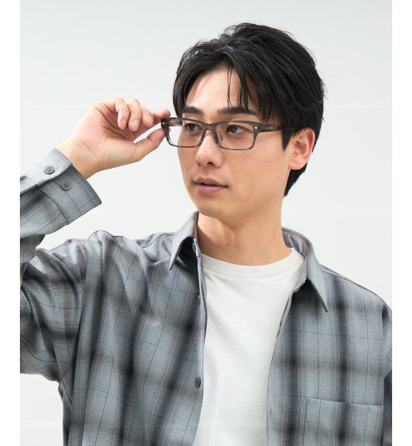  「ウェリントン型 メガネ | 太縁 黒縁フレーム｜伊達メガネ 度付きメガネ｜ユニセックス 黒  レンズ交換券付」|メガネ|