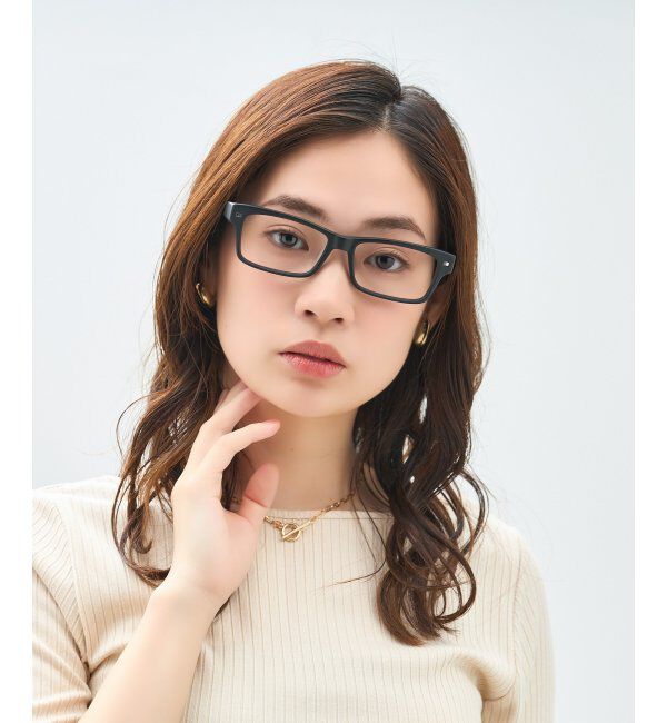  「ウェリントン型 メガネ | 太縁 黒縁フレーム｜伊達メガネ 度付きメガネ｜ユニセックス 黒  レンズ交換券付」|メガネ|