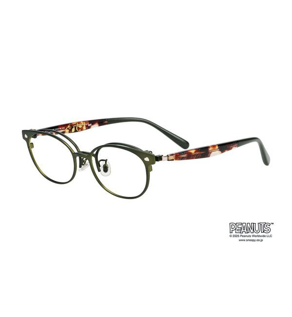  「Zoff PEANUTS 跳ね上げ式 メガネ (フリップアップ) スヌーピー オラフ アンディ SNOOPY レンズ交換券付」|メガネ|