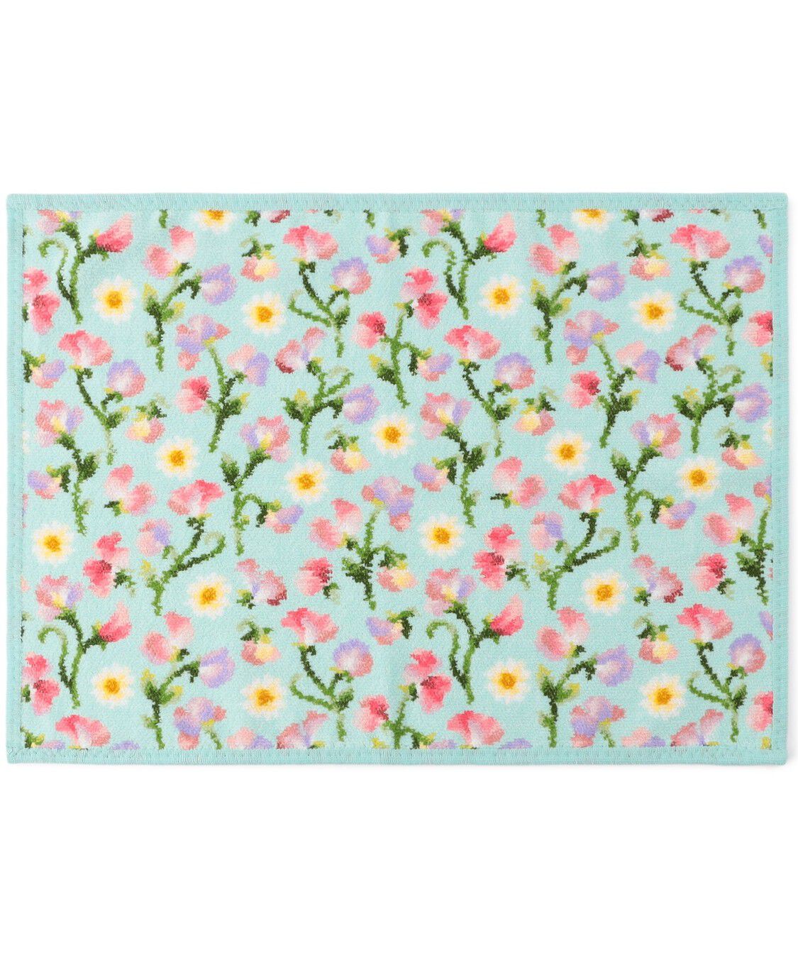 FEILER「スウィートスイートピー　ゲストタオル」|タオル|ペールグリーン