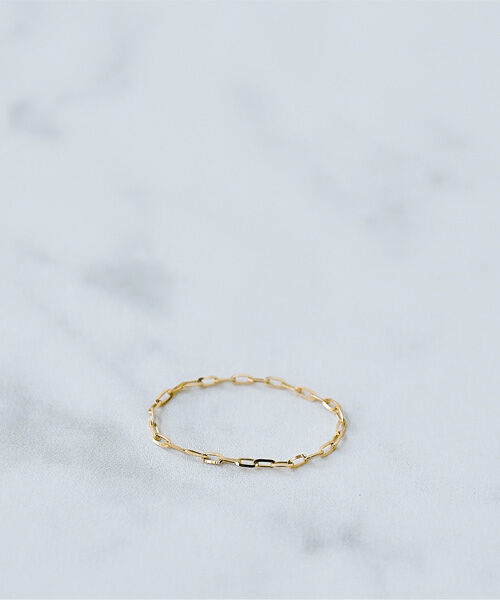 Phoebe「【K10】ブライトネスチェーンリング／BOXつき」|リング|