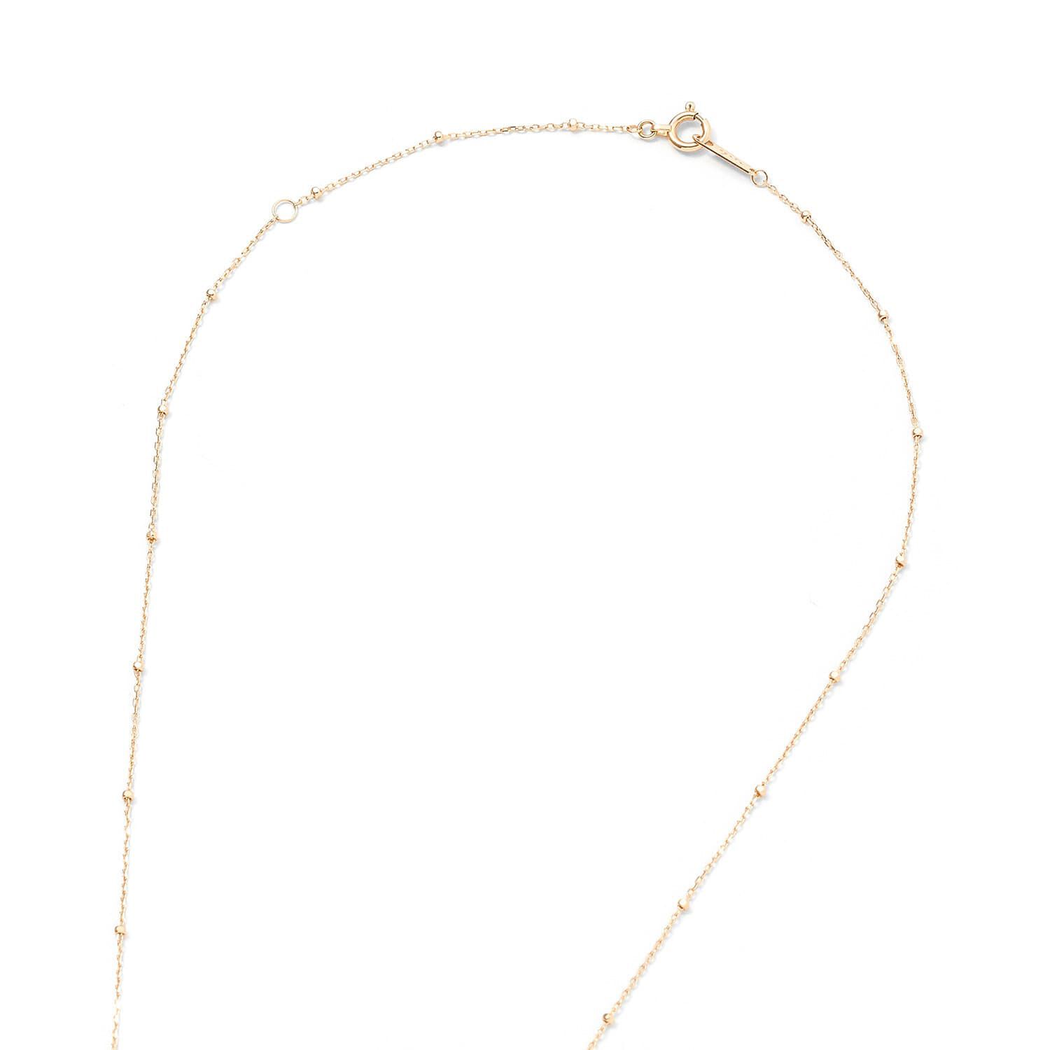 agete「K10ネックレスチェーン」|ネックレス|