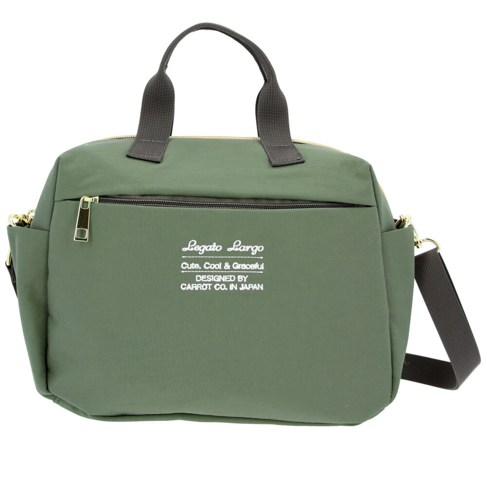 Legato Largo「レガートラルゴ ショルダーバッグ 通販 トートバッグ レディース 斜めがけ 大人 かわいい 小さめ」|トートバッグ|グリーン1