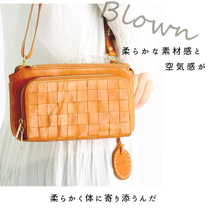 BACKYARD FAMILY「ショルダーバッグ レディース 本革 通販 斜めがけ 革 小さめ お財布ポシェット お財布バッグ」|ショルダー・メッセンジャー|