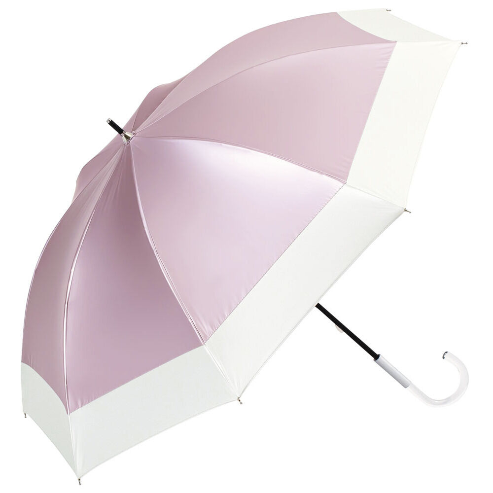 BACKYARD FAMILY「because ビコーズ パールブ 長傘 軽量 レディース 通販 雨傘 日傘 傘 かさ カサ」|傘|ピンク2