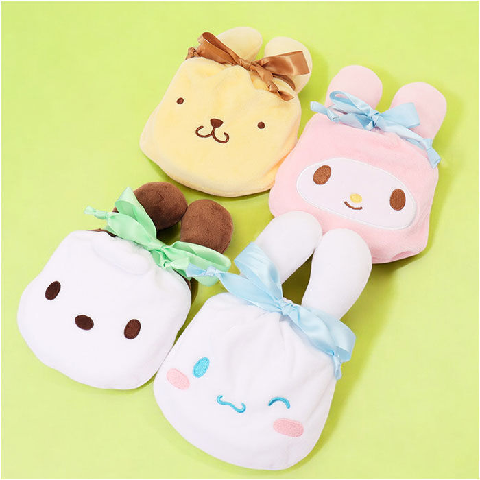 BACKYARD FAMILY「巾着袋 キャラクター 通販 ティーズ ファクトリー ぬいぐるみ巾着 巾着ポーチ クリアポーチ」|ポーチ|