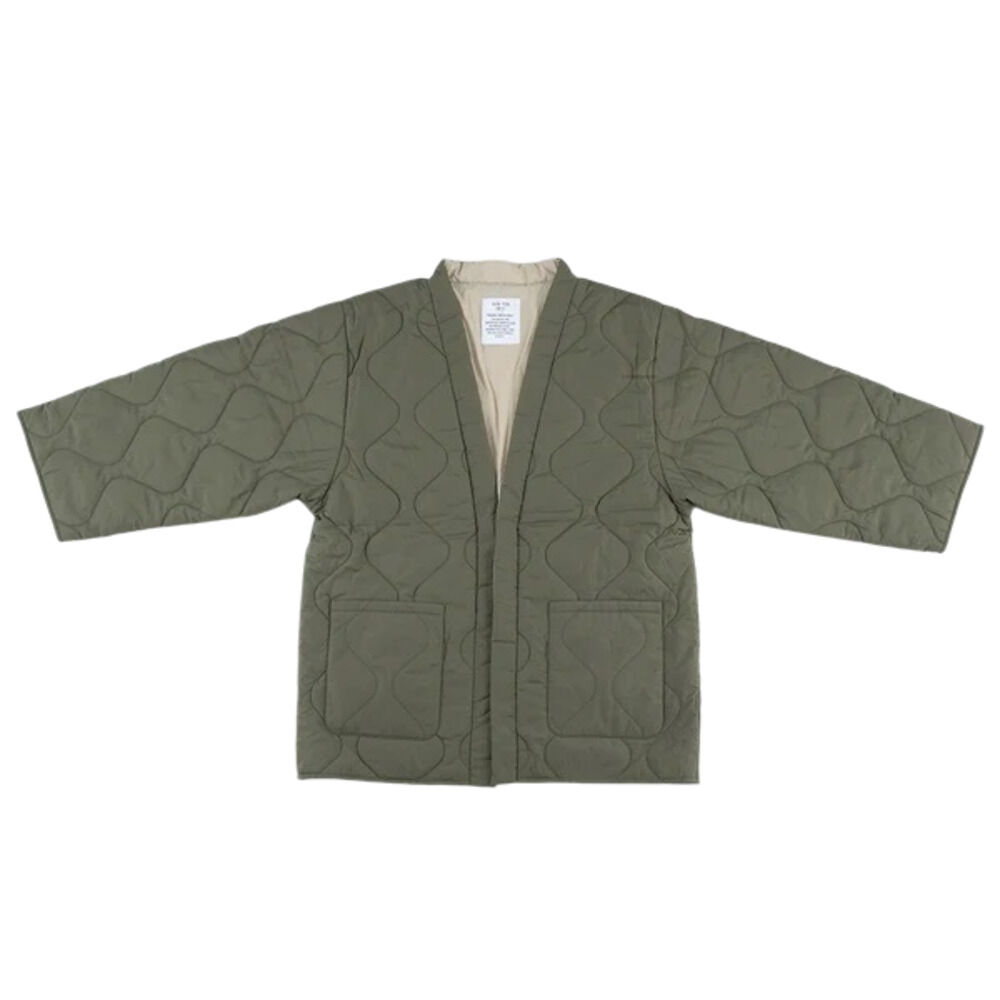 BACKYARD FAMILY「コンフリー L 半纏 はんてん ハンテン 通販 伴天 半てん 半天 ちゃんちゃんこ 重ね着 羽織り」|その他|グリーン1