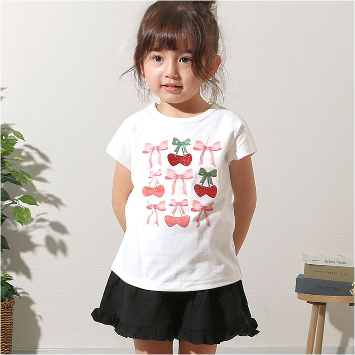 BACKYARD FAMILY「Rora Tシャツ 通販 ローラ チェリーポップ 半袖 カットソー 半袖Tシャツ プリントTシャツ」|その他|