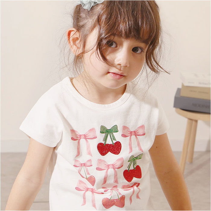 BACKYARD FAMILY「Rora Tシャツ 通販 ローラ チェリーポップ 半袖 カットソー 半袖Tシャツ プリントTシャツ」|その他|