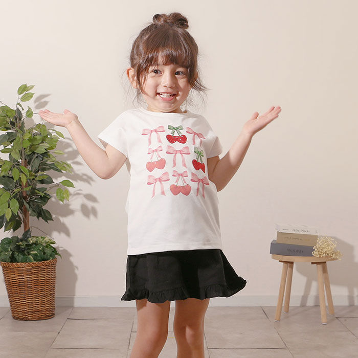BACKYARD FAMILY「Rora Tシャツ 通販 ローラ チェリーポップ 半袖 カットソー 半袖Tシャツ プリントTシャツ」|その他|