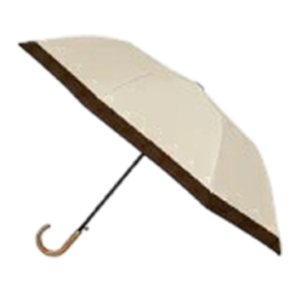 BACKYARD FAMILY「折りたたみ傘 晴雨兼用 通販 pink trick ピンクトリック 折りたたみ ワンタッチ」|傘|ベージュ4