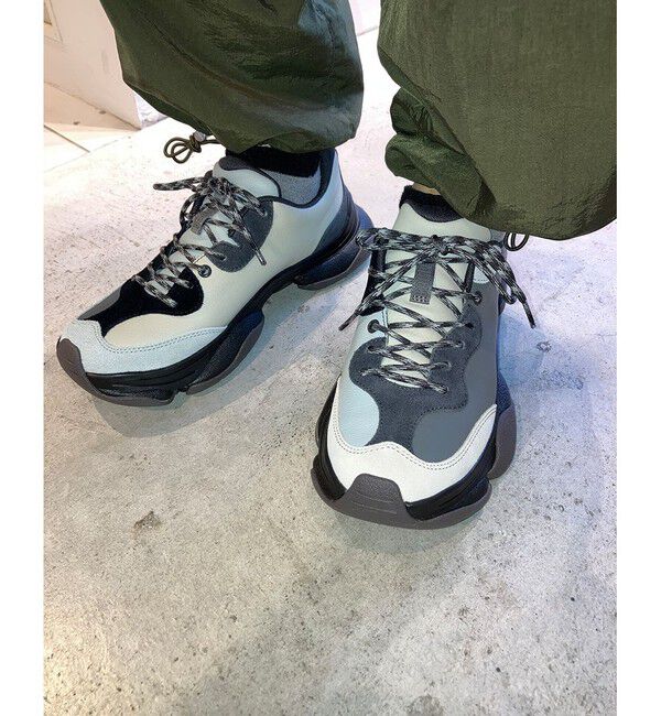 CAMPER「[カンペール] TWINS / レザースニーカー」|スニーカー|グレー