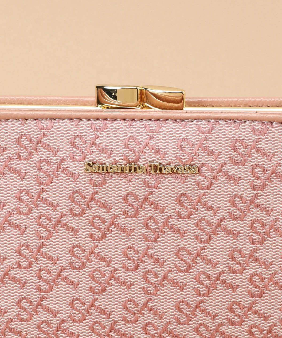 Samantha Thavasa「ST Jacquard 二つ折り口金財布」|財布|