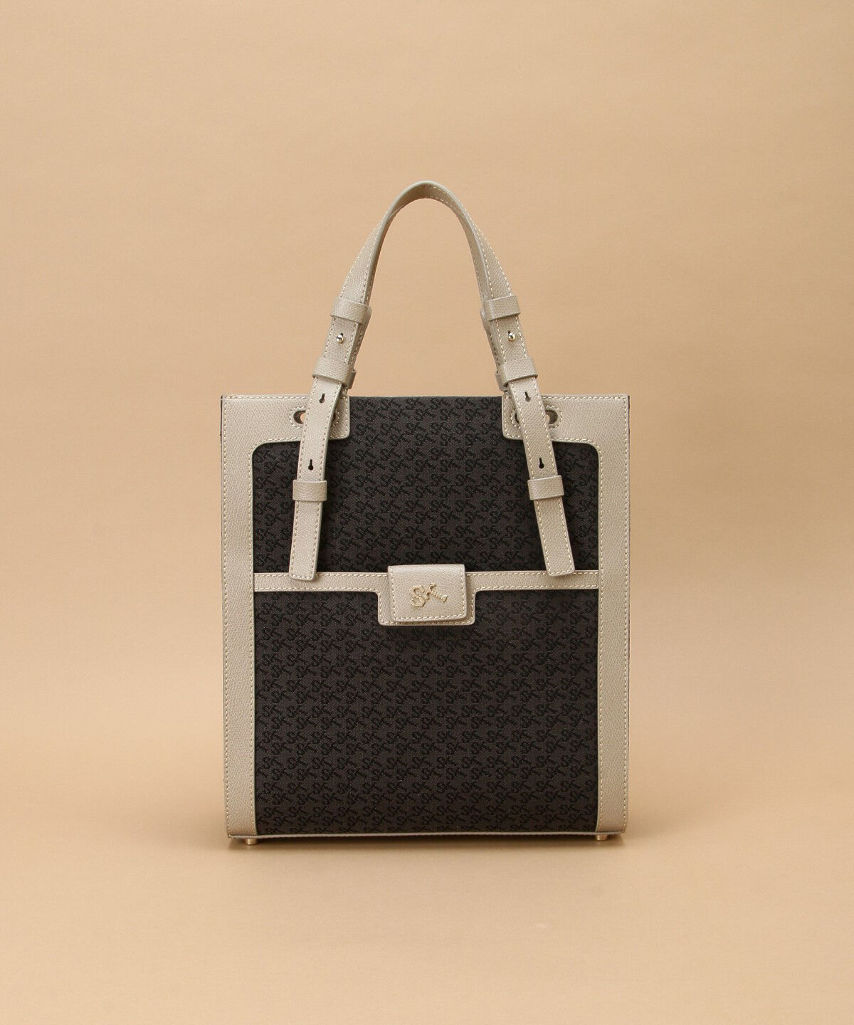 Samantha Thavasa「NEO ST Jacquard ソルティエ」|トートバッグ|ブラック