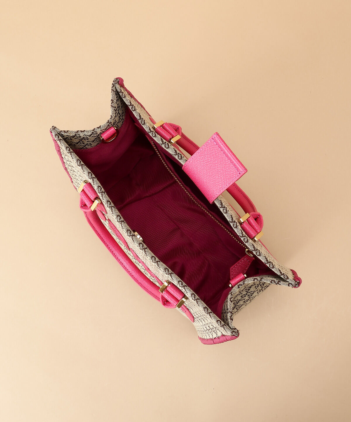 Samantha Thavasa「ST Jacquard サマタバスクエアトートバッグ」|トートバッグ|