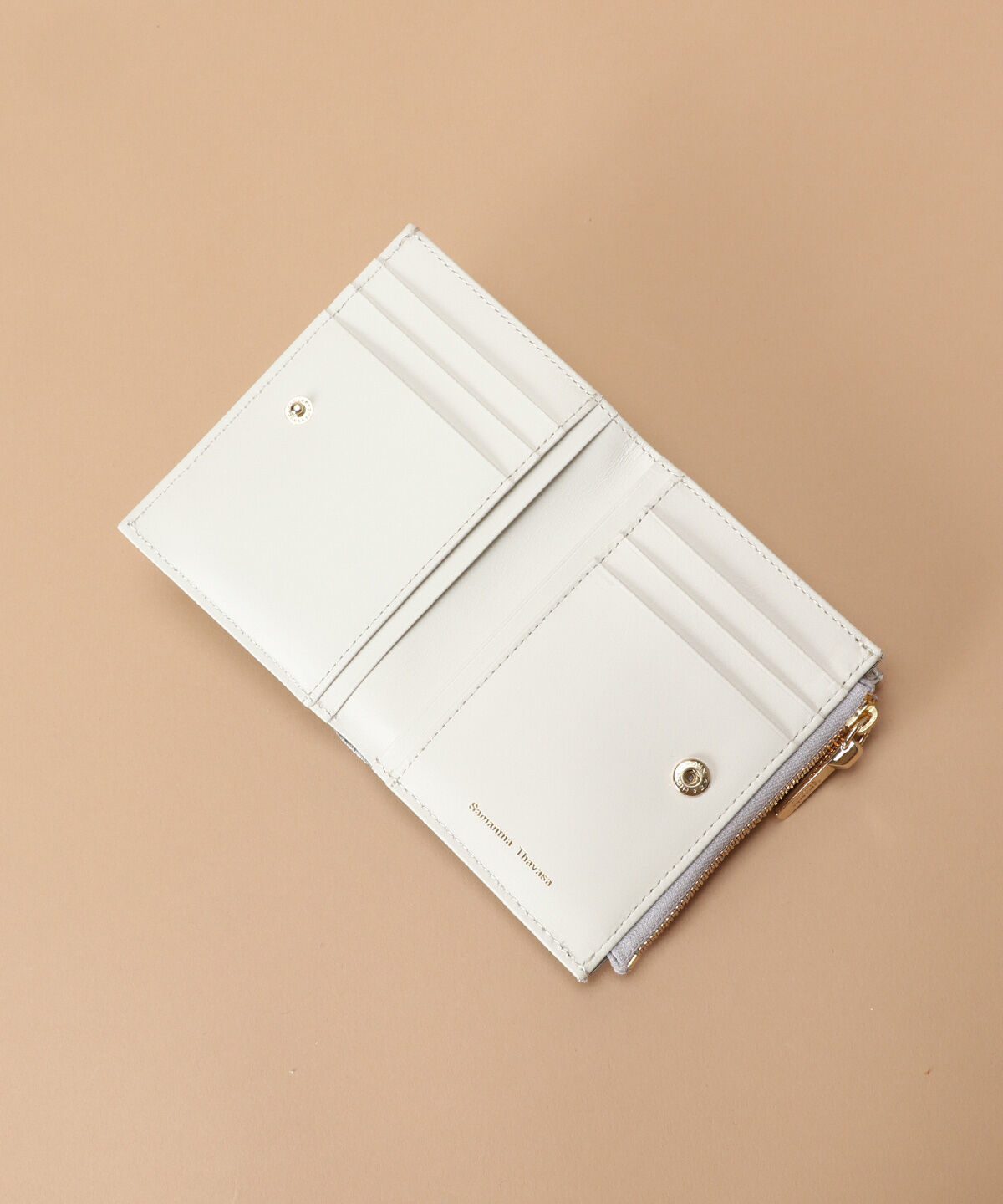 Samantha Thavasa「レース調型押し折財布」|財布|