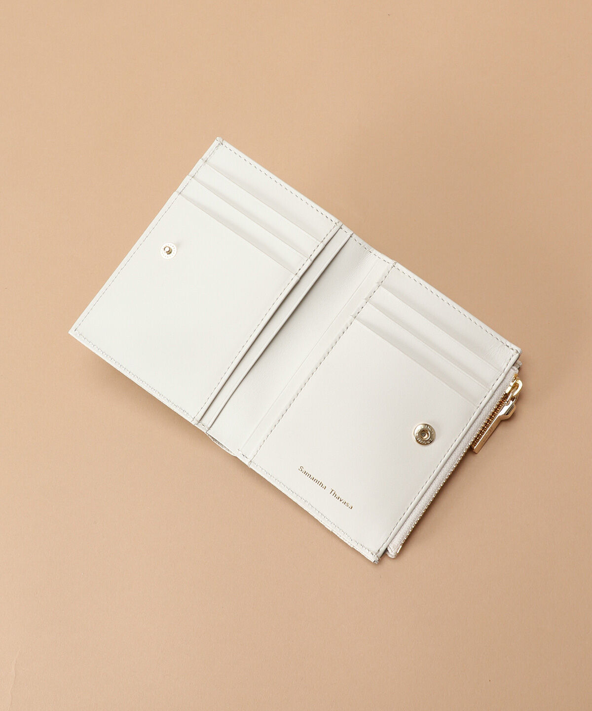 Samantha Thavasa「レース調型押し折財布」|財布|