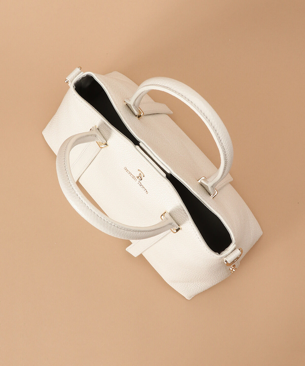 Samantha Thavasa「サイドスタッズ レザーハンドバッグ」|ハンドバッグ|