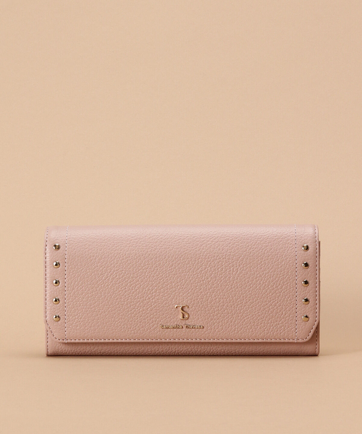 Samantha Thavasa「サイドスタッズ 長財布」|財布|ﾋﾟﾝｸﾍﾞｰｼﾞｭ