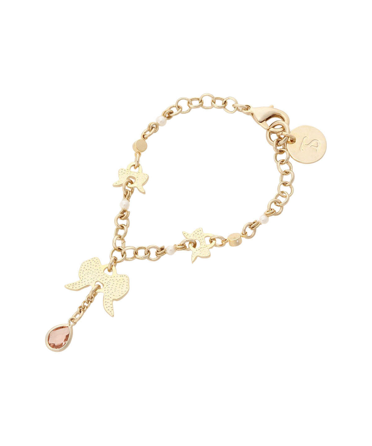 Samantha Thavasa「ゴールドリボンバッグチャーム」|チャーム・キーホルダー|