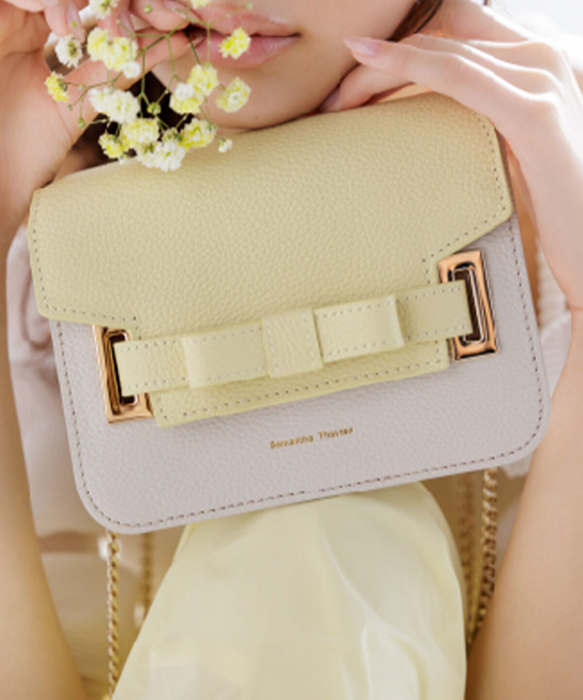 Samantha Thavasa「エムシュシュⅢ  ショルダーバッグ 小サイズ」|ショルダー・メッセンジャー|ﾍﾟｰﾙｲｴﾛｰ