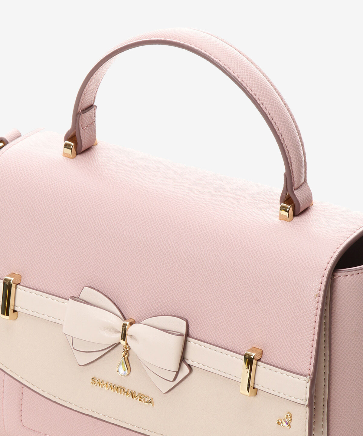 Samantha Vega「バイカラーアクセントリボンショルダーバッグ」|ショルダー・メッセンジャー|