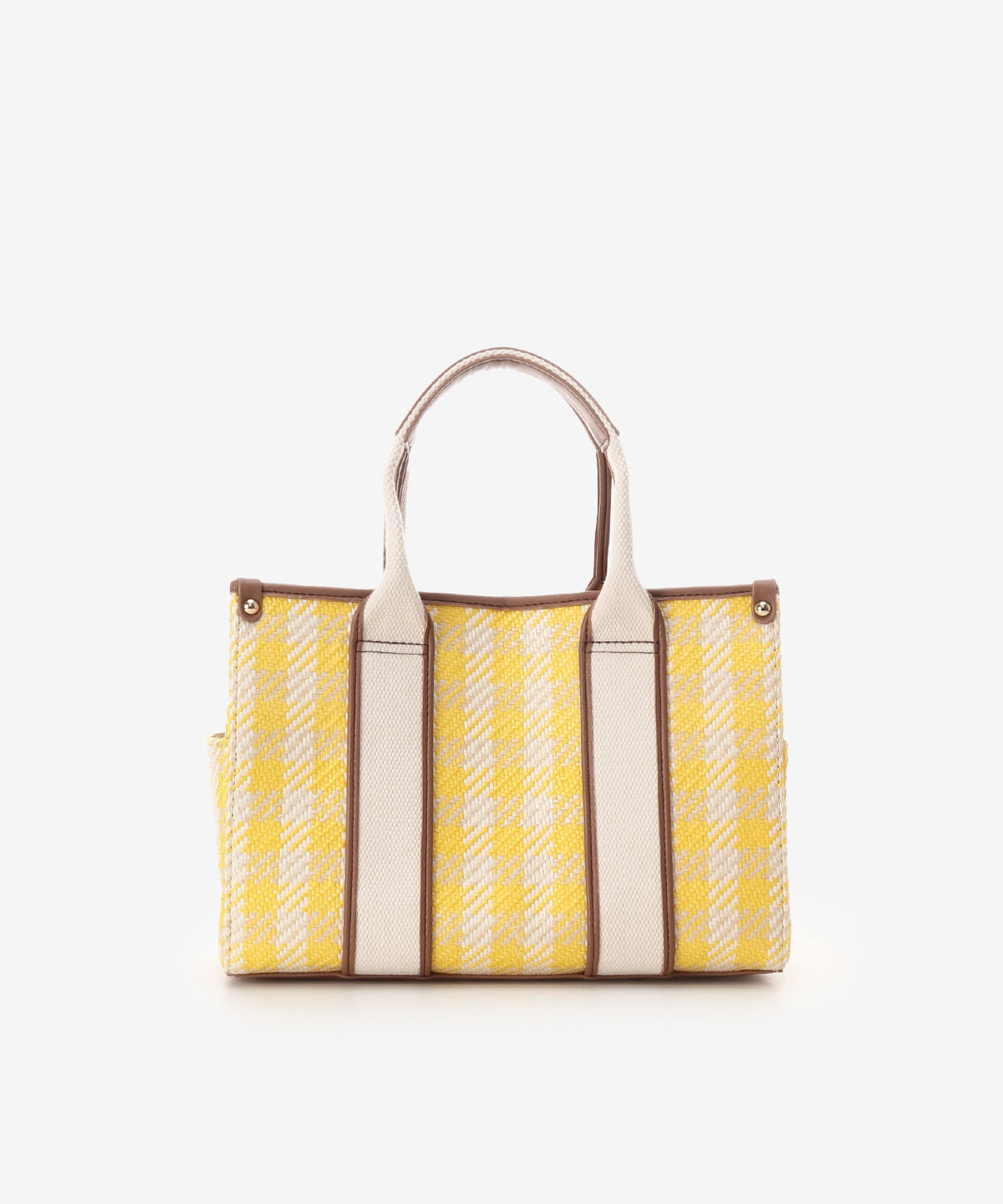 Samantha Vega「ロゴテープギンガムチェックトート（小）」|ハンドバッグ|