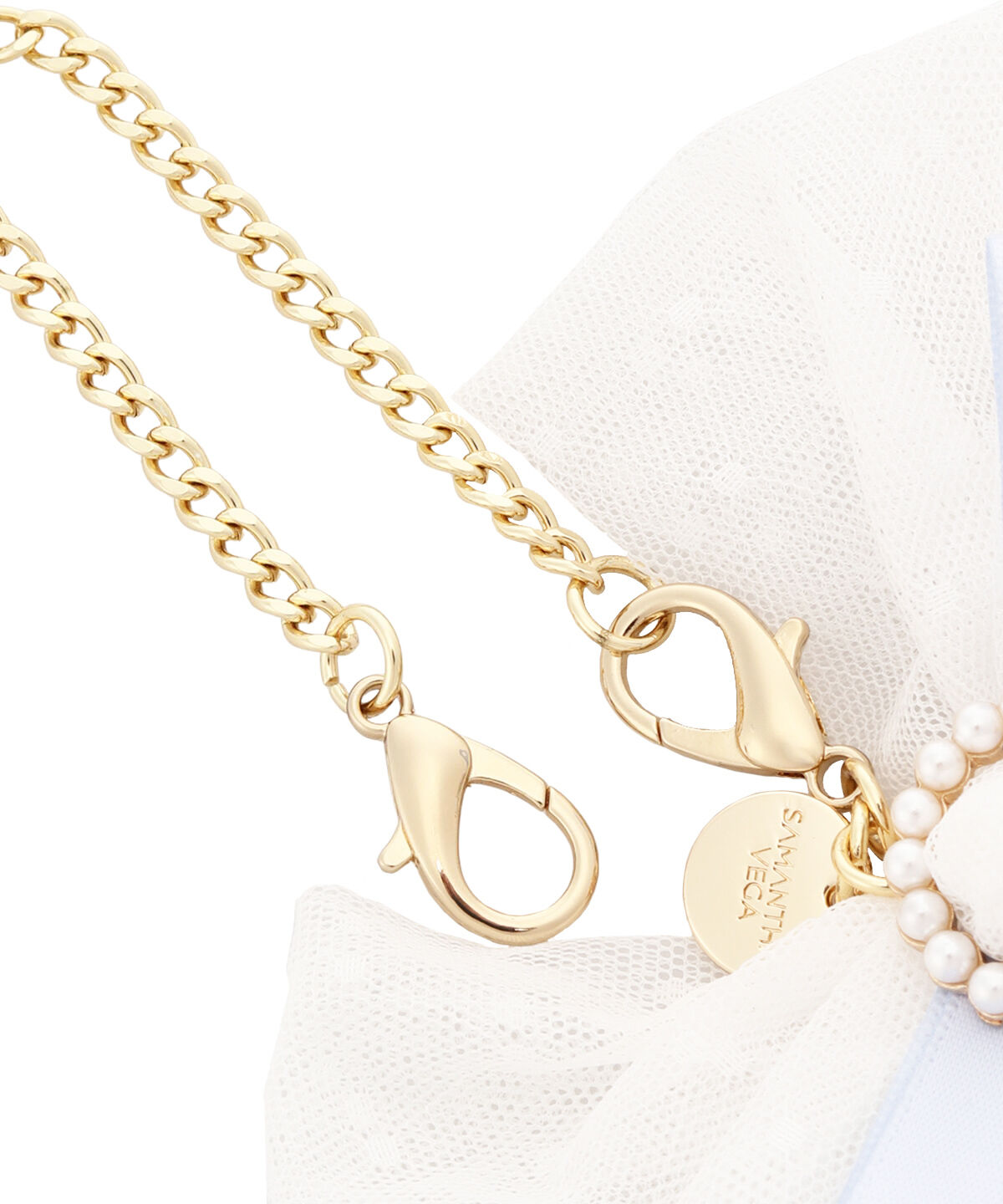 Samantha Vega「チュールリボンバッグチャーム」|チャーム・キーホルダー|