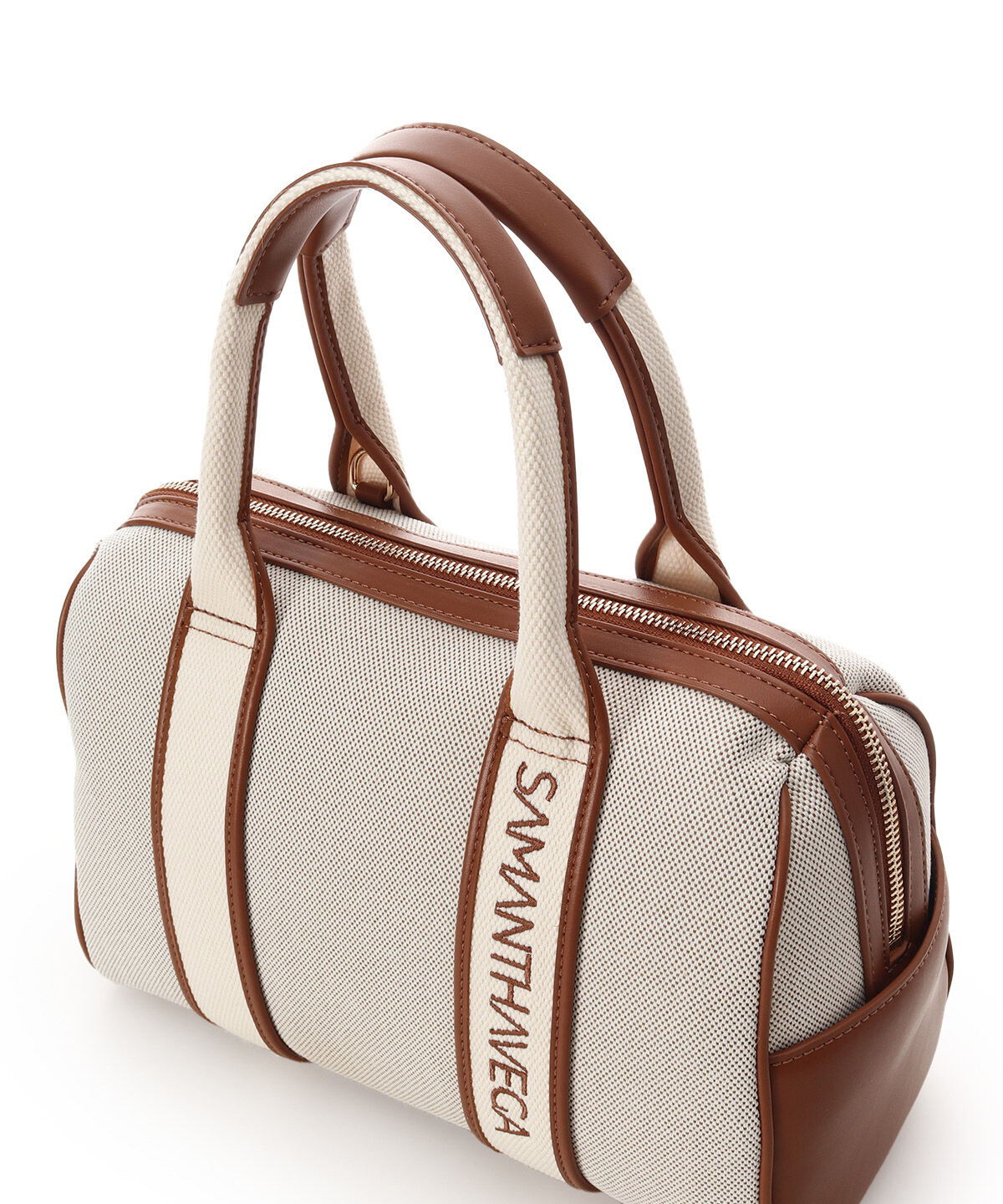 Samantha Vega「ロゴテープボストンバッグ（小）」|ボストンバッグ|