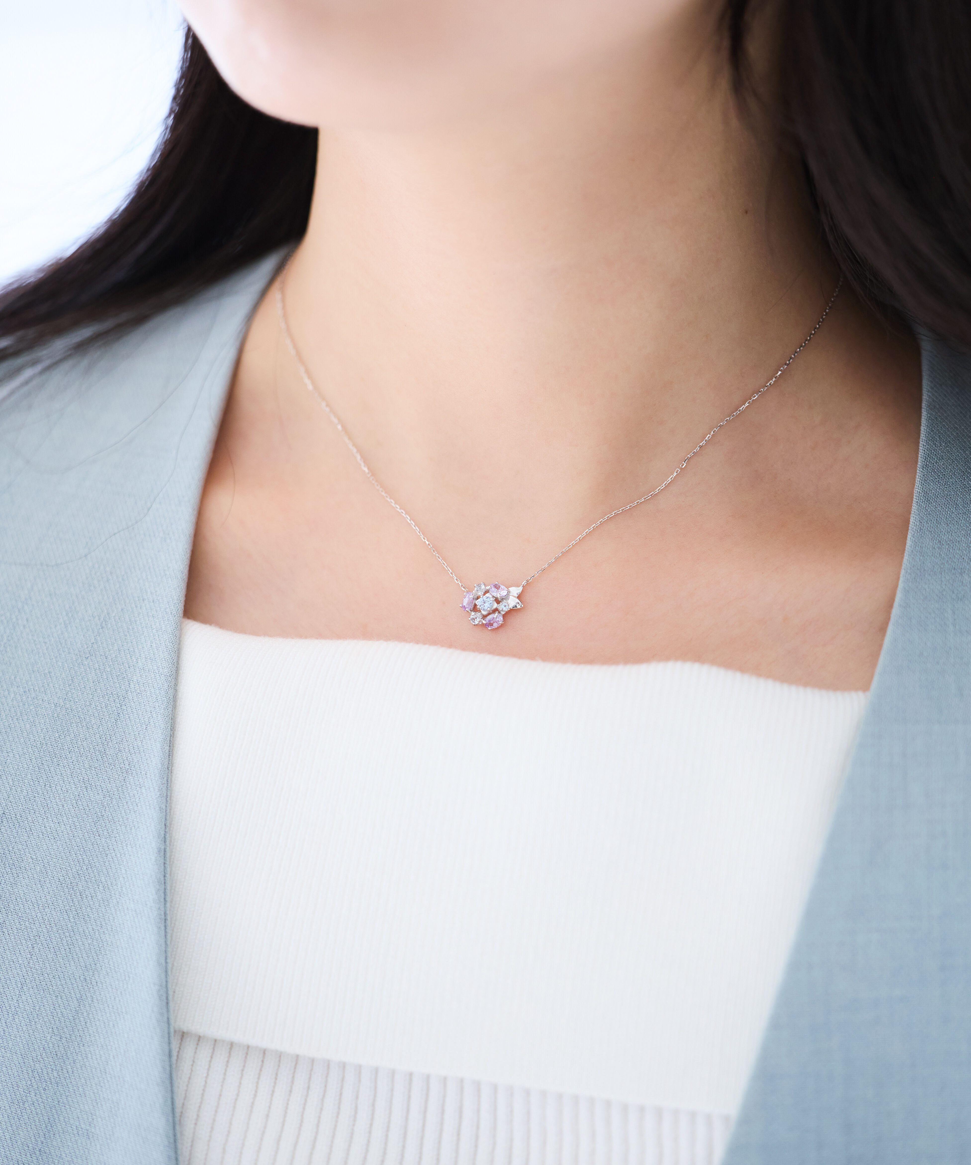 Samantha Tiara「紫陽花モチーフネックレス」|ネックレス|