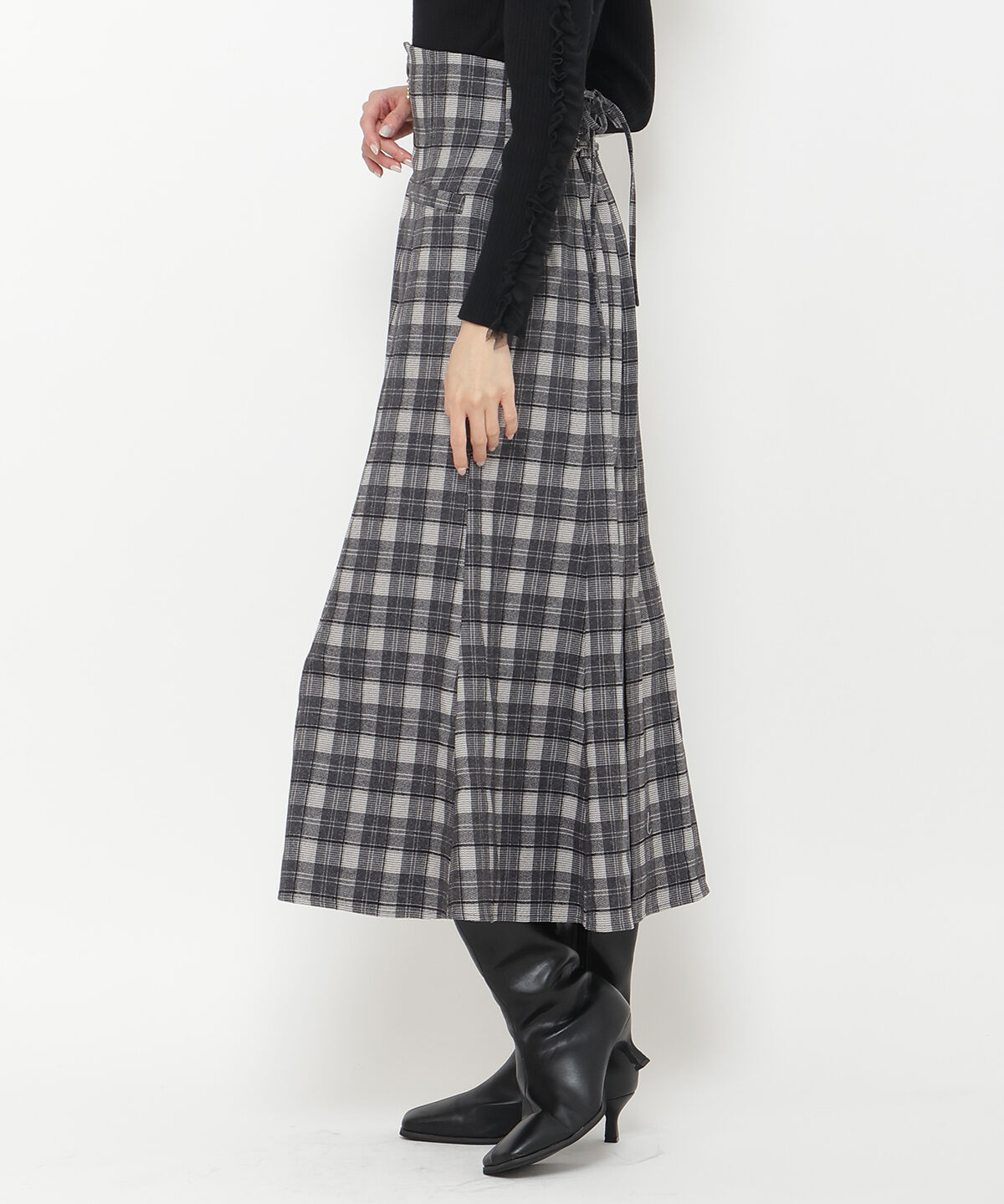 アンドクチュール「フロントジップマーメイドスカート」|スカート|