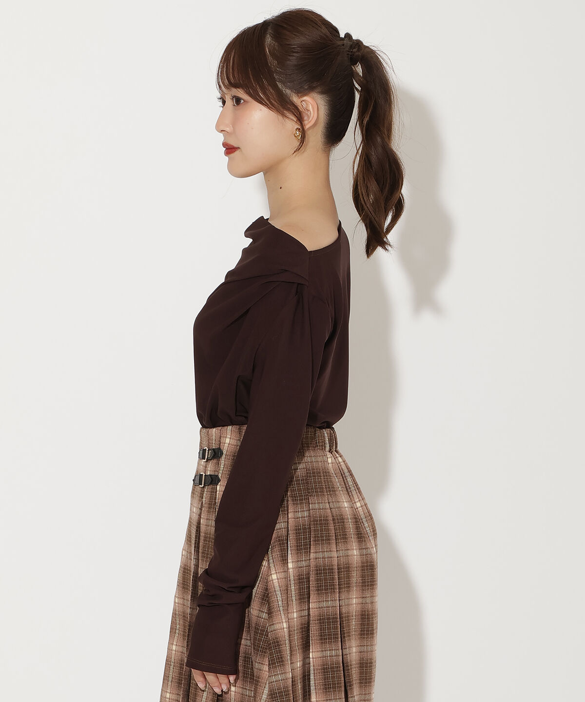 アンドクチュール「ドレープカットソー」|Tシャツ・カットソー|