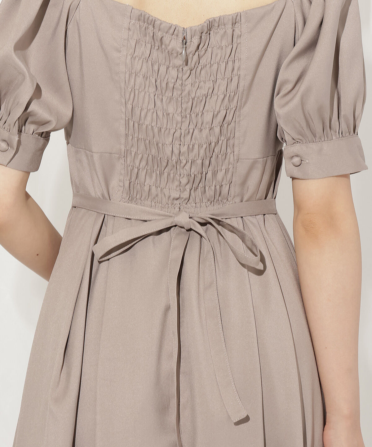 WILLSELECTION「デコルテリボンフレアワンピース」|ワンピース|