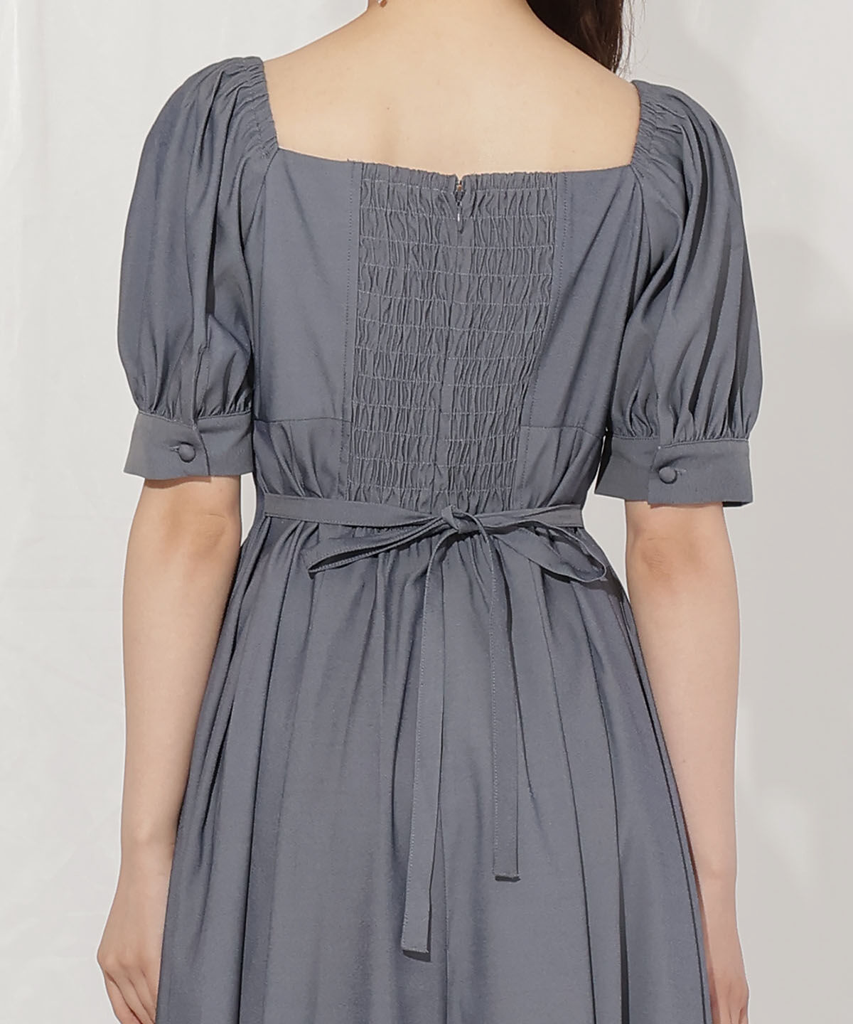 WILLSELECTION「デコルテリボンフレアワンピース」|ワンピース|