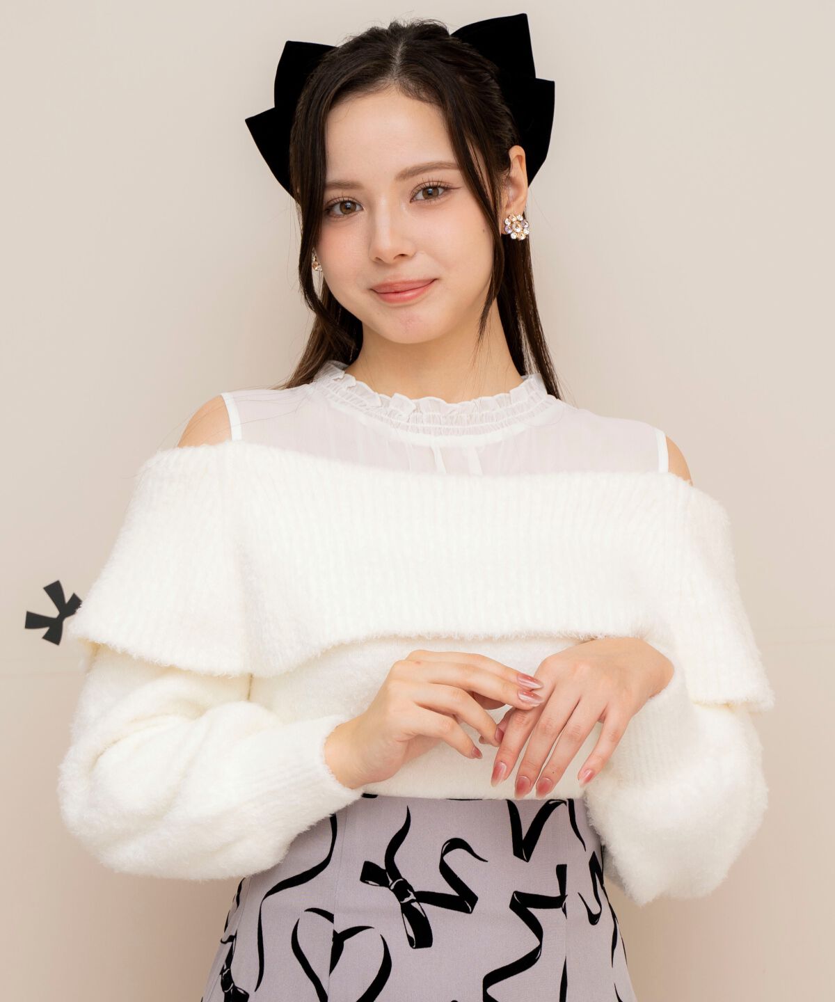 WILLSELECTION「プチテディヤーンプルオーバー」|ニット・セーター|