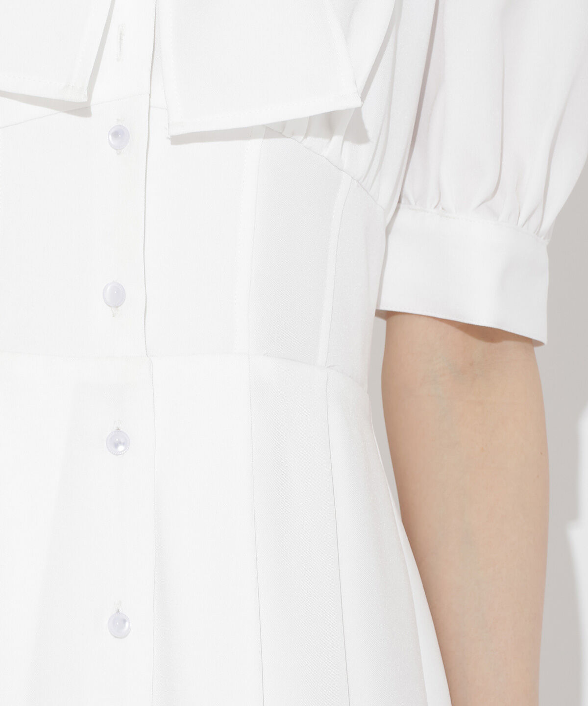 WILLSELECTION「リボンタイコルセットシャツワンピース」|ワンピース|