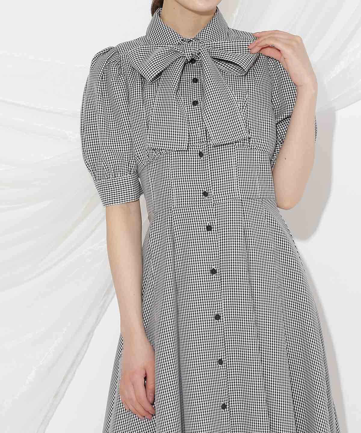 WILLSELECTION「リボンタイコルセットシャツワンピース」|ワンピース|