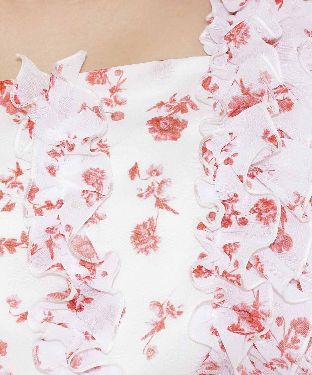 WILLSELECTION「ジュイフラワーフリルワンピース」|ワンピース|