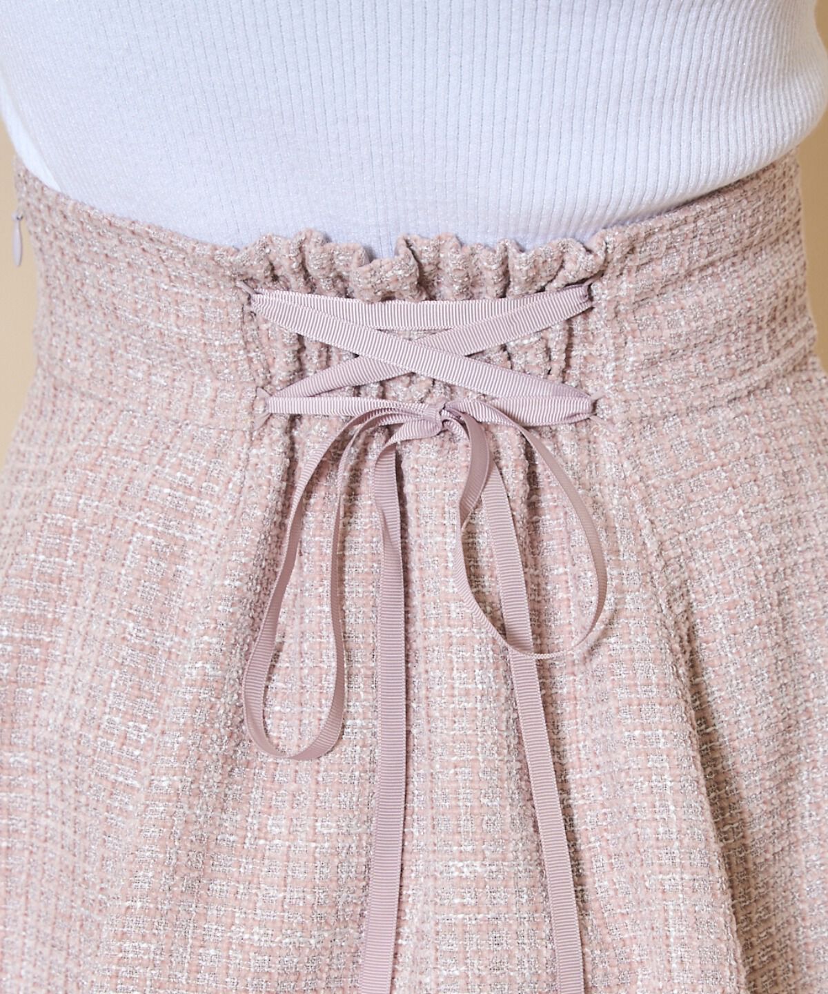 WILLSELECTION「ツイードフレアミニスカート」|フレア|