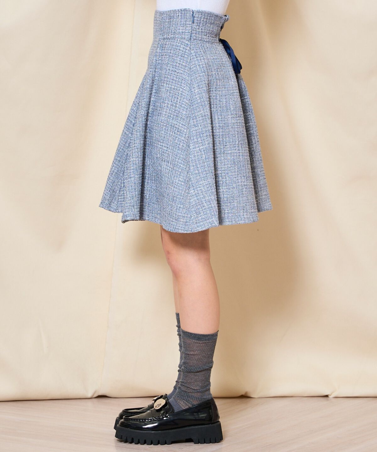 WILLSELECTION「ツイードフレアミニスカート」|フレア|
