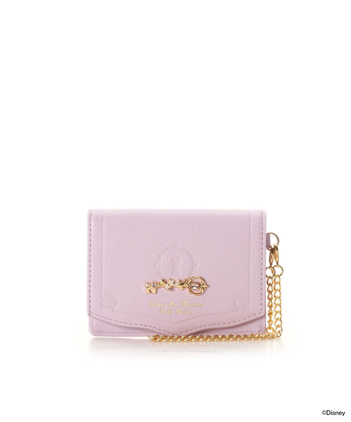 Samantha Thavasa Petit Choice「「ディズニーコレクション プリンセスシリーズ」 パスケース」|定期入れ|ラベンダー