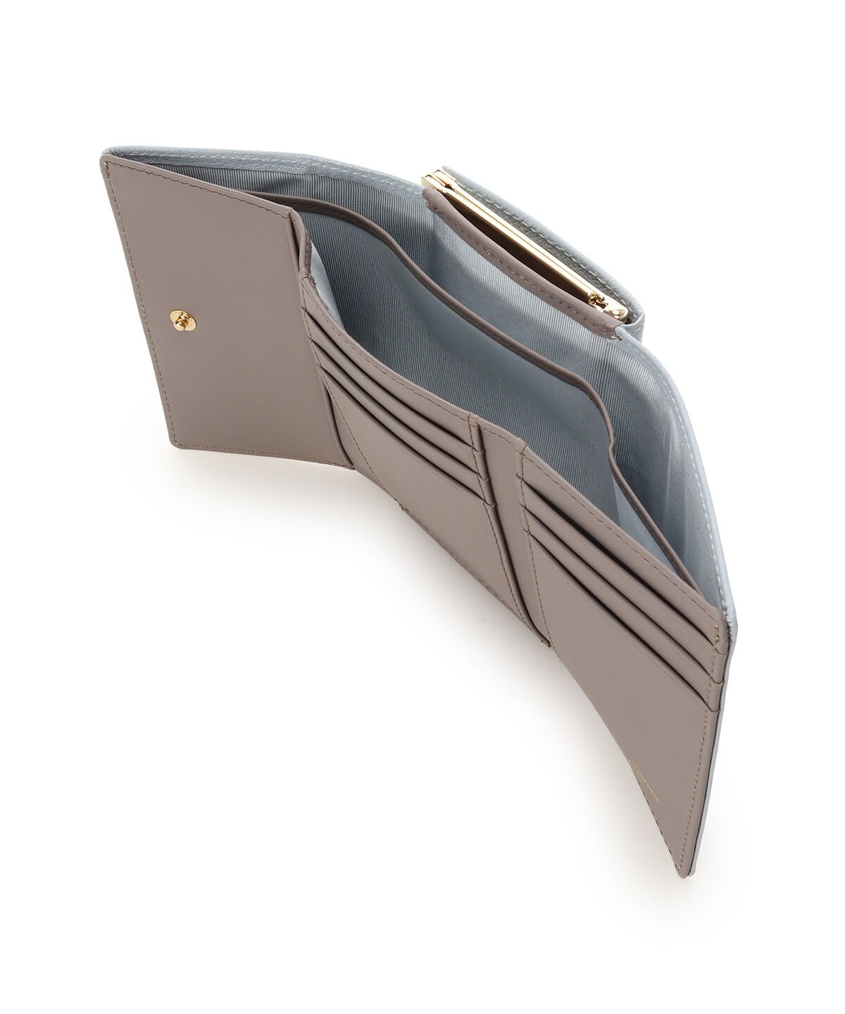 Samantha Thavasa Petit Choice「バイカラーフロントベルト 口金折財布」|財布|