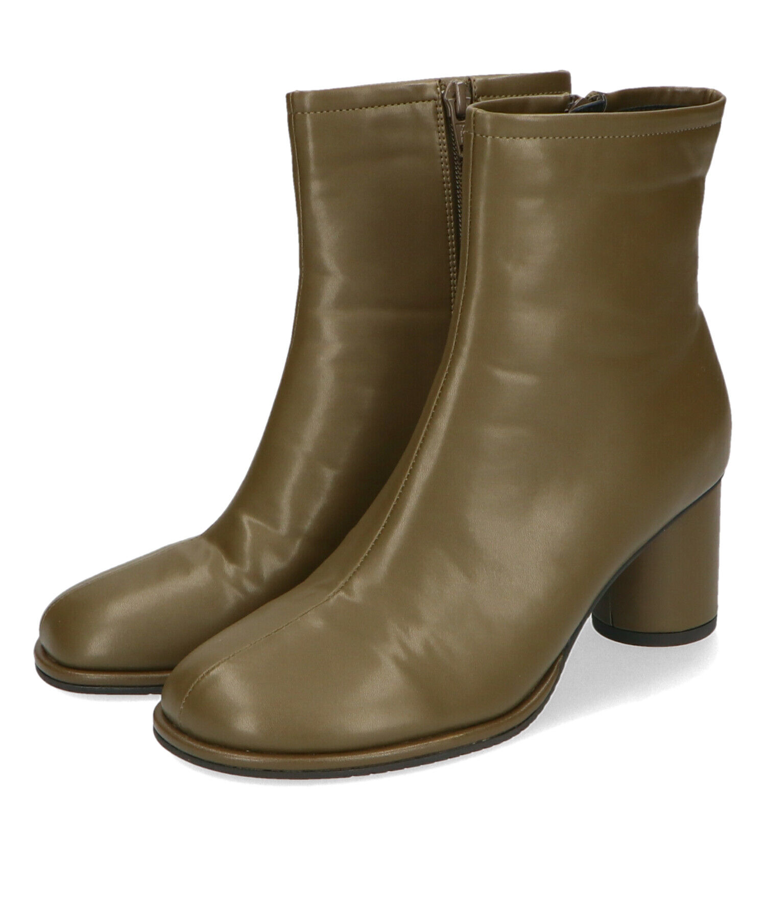 ORiental TRaffic「オブリークトゥラウンドヒールブーツ/21403」|ショートブーツ|