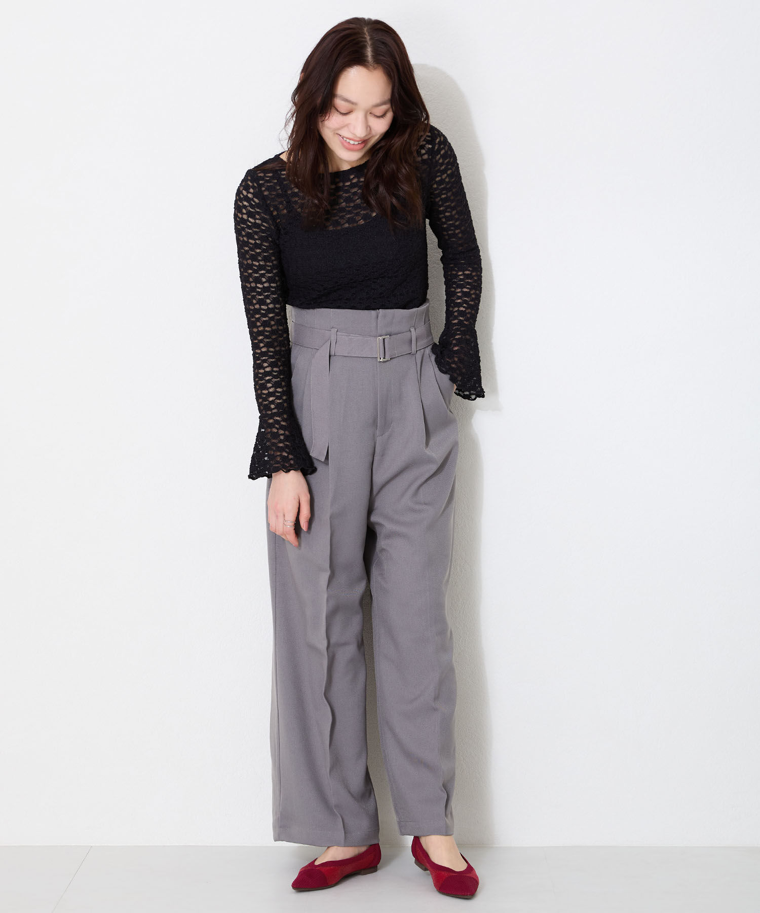 WA Oriental TRaffic「●人気アイテム● 軽量 シアー ニットパンプス /52108 柔らかい クッション」|パンプス|